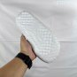 eighty Break Slide slippers, simple black and white color scheme, synthetic leathe_418