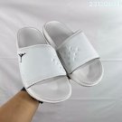eighty Break Slide slippers, simple black and white color scheme, synthetic leathe_420