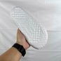 eighty Break Slide slippers, simple black and white color scheme, synthetic leathe_420