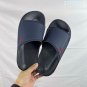 eighty Break Slide slippers, simple black and white color scheme, synthetic leathe_422
