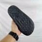 eighty Break Slide slippers, simple black and white color scheme, synthetic leathe_422