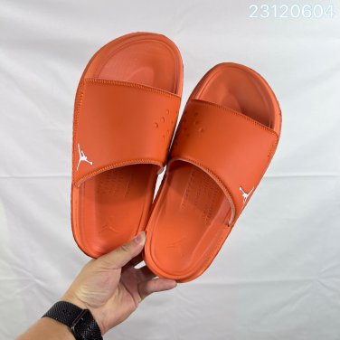 eighty Break Slide slippers, simple black and white color scheme, synthetic leathe_424