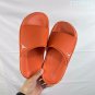eighty Break Slide slippers, simple black and white color scheme, synthetic leathe_424