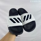 eighty-five Adilette Alpha slippers, classic black and white color scheme+three ba_1194