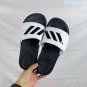 eighty-five Adilette Alpha slippers, classic black and white color scheme+three ba_1194