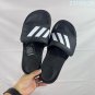 eighty-five Adilette Alpha slippers, classic black and white color scheme+three ba_1376