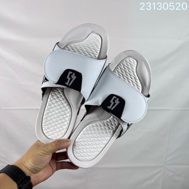 eighty-five Break Slide slippers,  replica white synthetic leather with fabr_2976