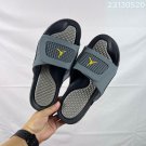 eighty-five Break Slide slippers,  replica white synthetic leather with fabr_2982