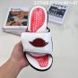 ninety Hydro II Retro Comfortable Slippers for Men, White, Black, and Red, Anti sl