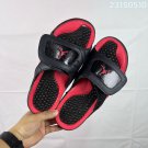 ninety-five Hydro 12 slippers, made of white synthetic leather and gold Flyman log_3889