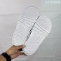 ninety-five Hydro 12 slippers, made of white synthetic leather and gold Flyman log_3891
