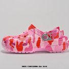 ninety-fiveCrocs beach hole shoes camouflage series men and women's casual thick soled h