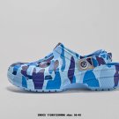 ninety-fiveCrocs beach hole shoes camouflage series men and women's casual thick soled h_5574