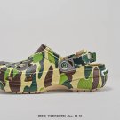 ninety-fiveCrocs beach hole shoes camouflage series men and women's casual thick soled h_5576