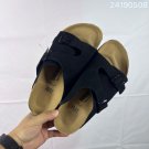 one hundred and fifteenBirkenstock black double strap sandals, made in Germany, with a s_4638