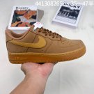 one hundred and fifty Air Force 1 07 LV8 “Wheat  Flax”  Cowhide classic retro sty