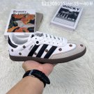 one hundred and fifty ORIGINALS SAMBA OG SHOES women's classic sports shoes, white_4131