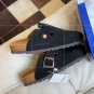 one hundred and fifty#Half size men's and women's shoes # Made of suede lining upper mat_6723