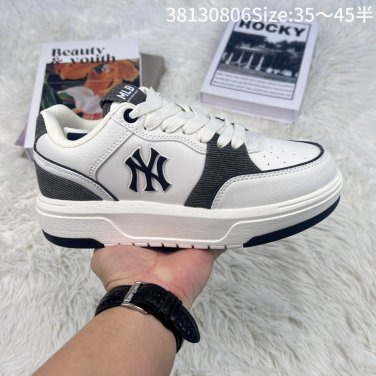 one hundred and fifty&atilde;�� Customized Sneakers &atilde;�� MLB New York Yankees Fabric Synthetic Lea