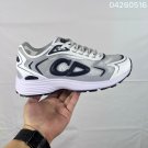 one hundred and fiftyDior B30 Countdown men's sports shoes, featuring silver grey mesh a