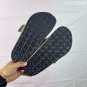 one hundred and fiveBirkenstock black double strap sandals, made in Germany, with a sued_4631