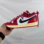 one hundred and ninetyAJ1 Low Chicago red, white, and black color scheme, inspired by th