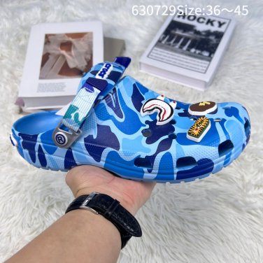 one hundred and tenCrocs Classic Clog Casual Beach Hole Shoes Slippers Sandals Puff Shoe_2806
