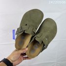 one hundred and thirtyBIRKENSTOCK's classic Boston series sneakers feature a military gr