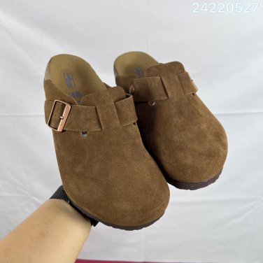 one hundred and thirtyThe Boken style semi slippers are made of cow suede material, whic_1718