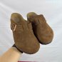 one hundred and thirtyThe Boken style semi slippers are made of cow suede material, whic_1718