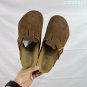 one hundred and thirtyThe Boken style semi slippers are made of cow suede material, whic_1718