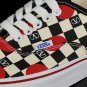 one hundred and thirtyValentino x Vans collaborationChessboard grid printed low cut ca