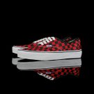 one hundred and thirtyValentino x Vans collaborationRed and black checkerboard low cut