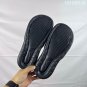 seventy Kawa Slide slippers, black synthetic leather+pink Swoosh, simple yet stylish