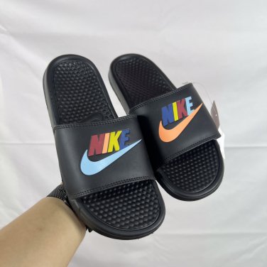 sixty Benassi Comfortable Daily Rubber Bottom Slippers Black for Men and WomenItem_2275