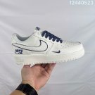 two hundred and fortyThe  Air Force 1 Low is made of beige, navy blue, hooked white