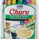 INABA Churu Cat Treats, Grain-Free, Lickable, Squeezable Creamy Purée Cat Treat/Topper