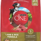 Purina ONE Dry Dog Food Lamb and Rice Formula - 31.1 lb. Bag