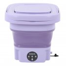 8L Portable Small Foldable Washing Machine with Spin Dryer For Socks Underwear Panties