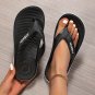 Flops, Lightweight Flat Soft Sole Walking Slides, Comfort Vacation Beach Slides