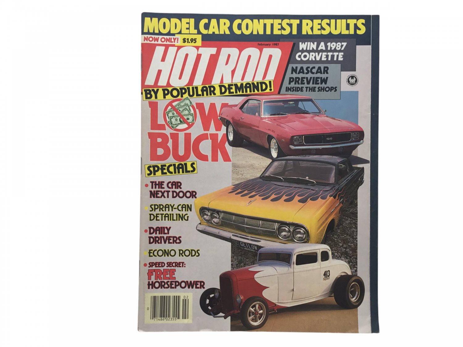 Hot Rod Magazine February 1987 Vintage