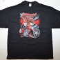 NWOT Men's Motorcycle T-shirt Size L "Dixie Pride Freedom To Ride"