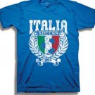 NWOT Men's T-shirt Italia Soccer 2014 Blue Size L NWOT Men's T-shirt Italia Soccer 2014 Blue Size L