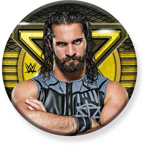 1.25" Pinback Button Badge WWE - Seth Rollins 1 1/4" Rd. Button