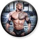 1.25" Pinback Button Badge WWE - The Rock 1 1/4" Rd. Button
