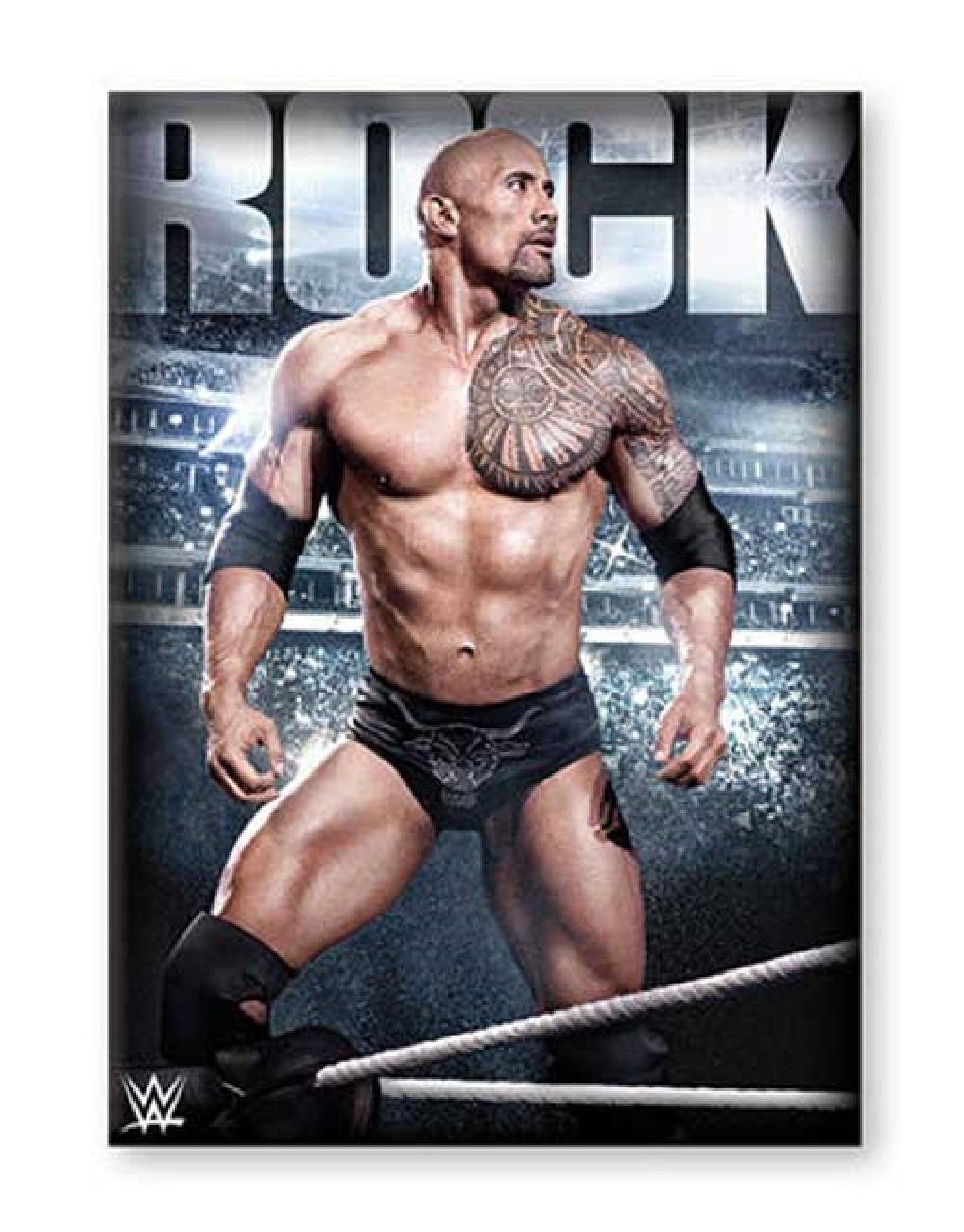 WWE, The Rock 2.5" x 3.5" Fridge Flat Magnet #94115