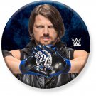 1.25" Pinback Button Badge WWE - AJ Styles 1 1/4" Rd. Button 93230