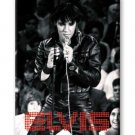 Elvis Presley in Leather Jacket 2.5" x 3.5" Flat Fridge Magnet #94352