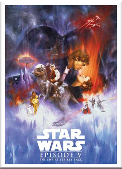 STAR WARS, Episode 5 2.5" x 3.5" Flat Fridge Magnet #94174