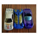 Lot of 3 collectable mini cars Mattel 1992 2004